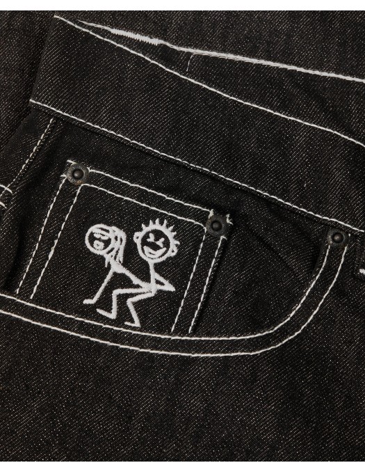 BSAT Stickman Jeans The F*ck Black Vol.2