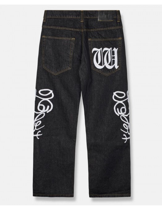BSAT Westside Embroidered Baggy Jeans...