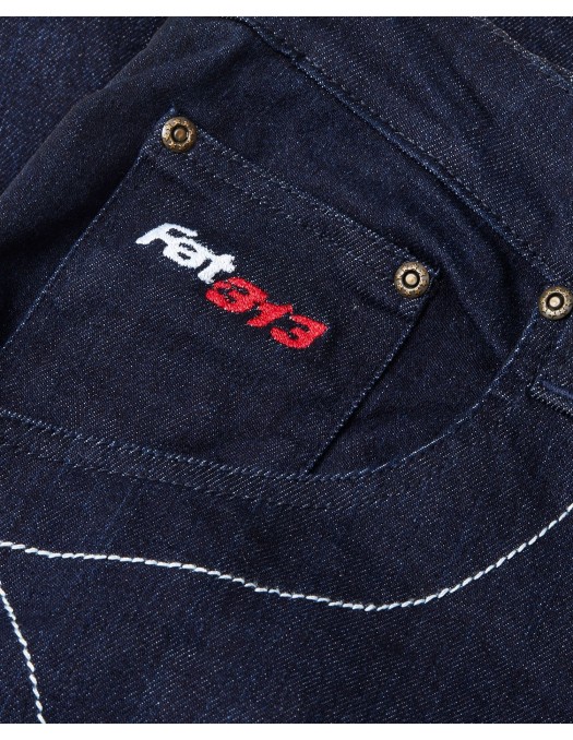 FAT313 Jeans Stretch Indigo Blue...