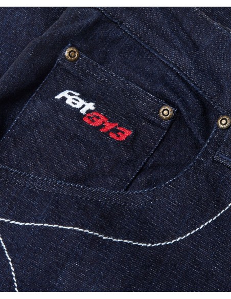 FAT313 Jeans Stretch Indigo Blue Premium Denim