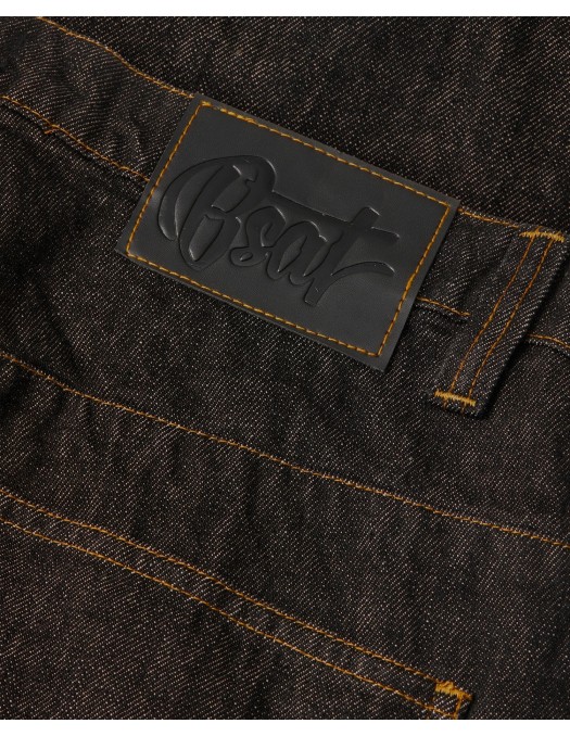 BSAT X-Loose Raw Black Onyx Edge Jeans