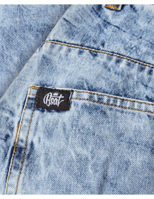 BSAT X-Loose Marble Washed Jeans...
