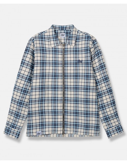 BSAT Studio Flannel Zip Shirt – Grid...