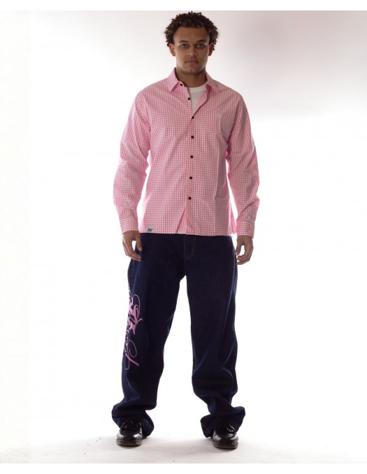 BSAT Embroidery Baggy Jeans Art...