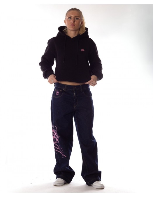 BSAT Embroidery Baggy Jeans Art...