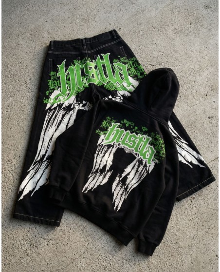 BSAT Hustla Royal Mint Outfit Pack, Get the Hoodie and Baggy Jeans