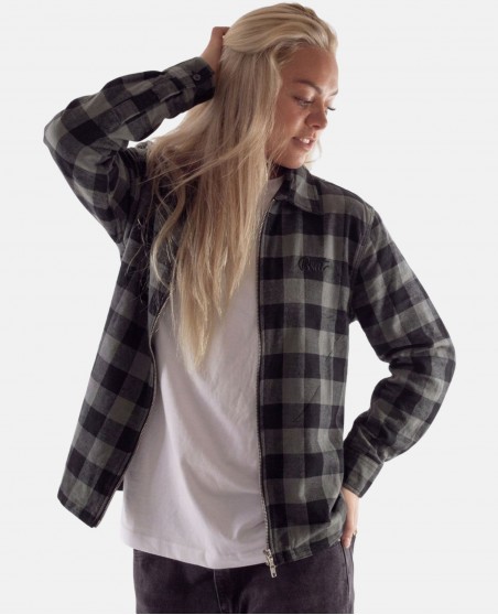 BSAT Midnight Dual Zip Overshirt