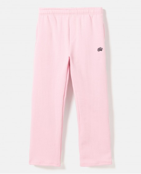 BSAT Contrast Bronx Zipped Baggy Sweatpants Ultra Soft Comfy Lounge Soft Pink