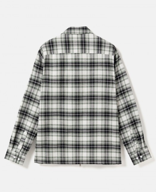 BSAT Studio Flannel Zip Shirt – Grid...