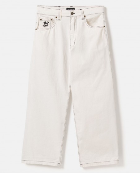 BSAT Cali Skull White Baggy Jeans Legacy Edition