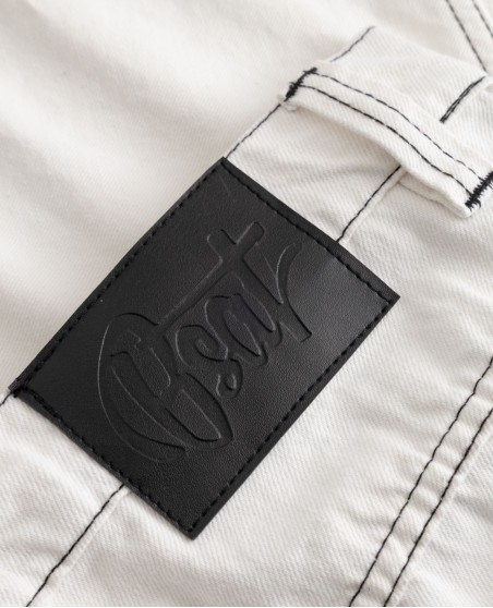 BSAT Cali Skull White Baggy Jeans Legacy Edition