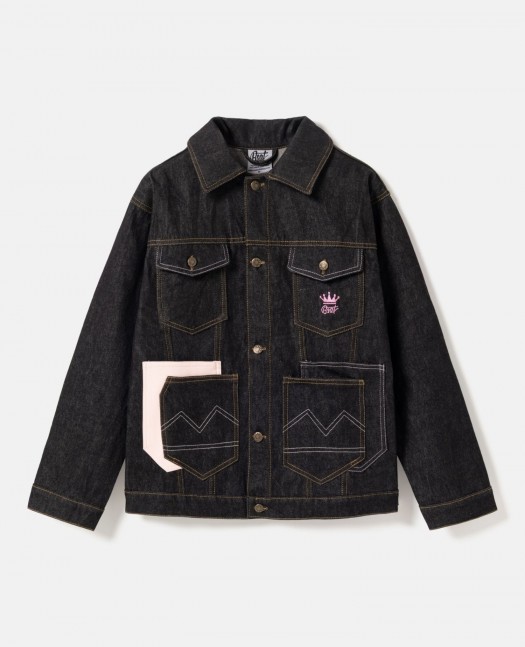 BSAT 4 Pocket Blazed Up Denim Jacket...