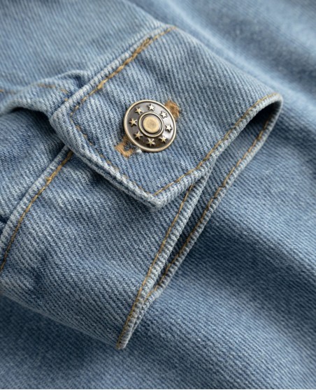 90S Denim Jacket Skyblue by BSAT