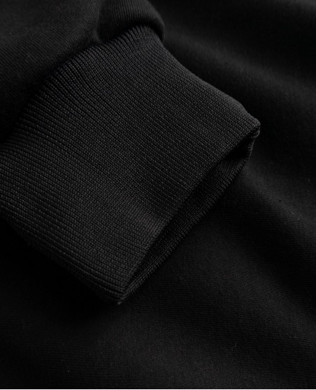 BSAT Embroidery Hoody Art Script Indigo Rose Pink