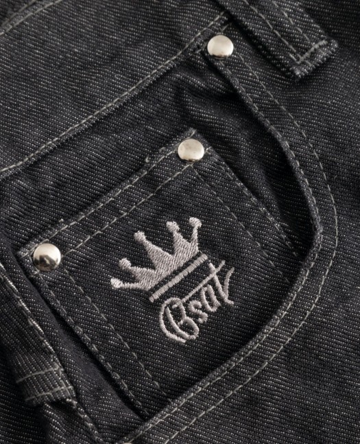 BSAT Super Baggy Trevor Black Washed...