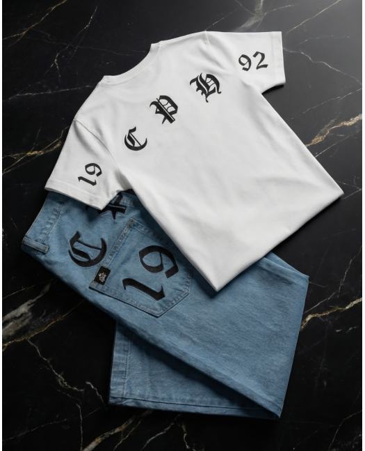 CPH 1992 Denim and heavy tee outfit