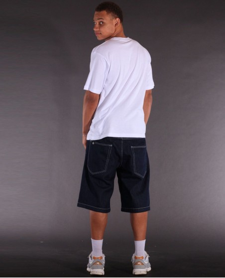 BSAT Stickman The Skater Limited Edition Indigo Blue Baggy Jorts