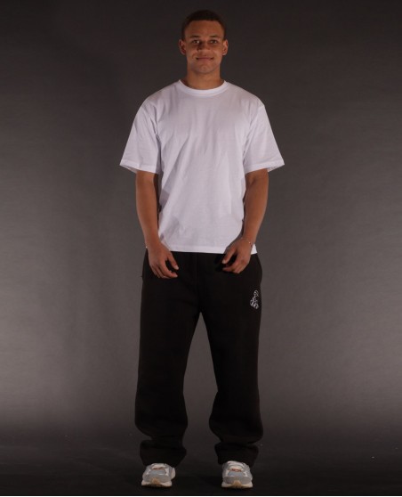 BSAT Stickman Baggy Sweatpants The Skater Raw Black
