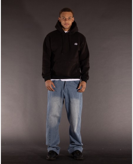 BSAT Crown Embroidery Hoodie Black