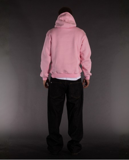 BSAT Crown Embroidery Hoodie Soft Pink