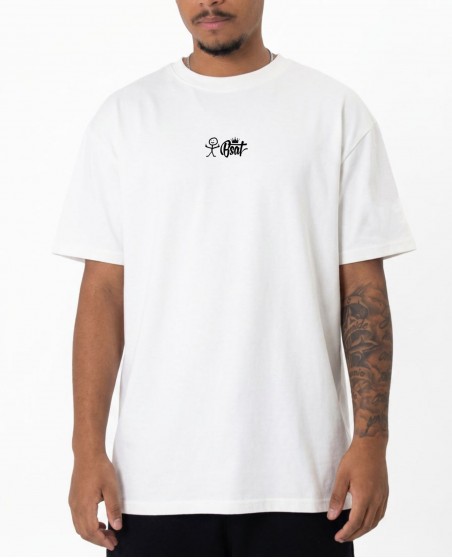 BSAT Stickman Logo T-Shirt White