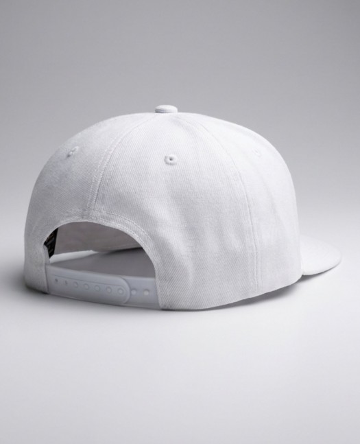 BSAT Stickman Snapback Cap White