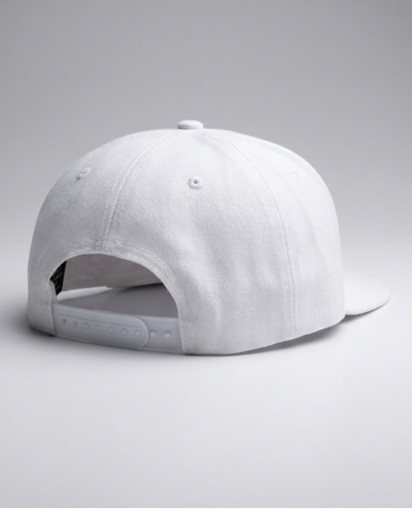 BSAT Stickman Snapback Cap White