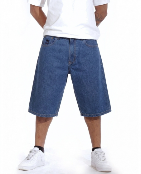 BSAT Bronx Baggy Jorts Denim Shorts Medium Blue