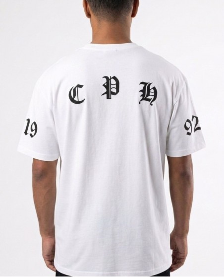 BSAT CPH 1992 White n Black Heavy Tee