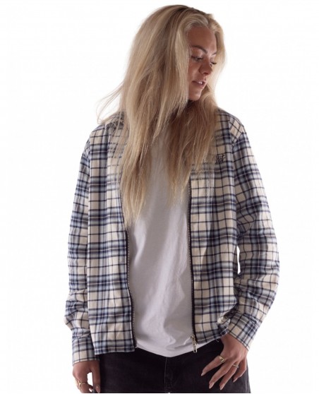 BSAT Blue Zip Shirt Outfit
