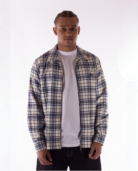 BSAT Blue Zip Shirt Outfit