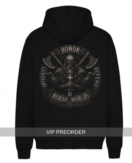 Nordic Worlds Honor & Integrity Hoodie Black