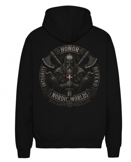 Nordic Worlds Honor & Integrity Hoodie Black