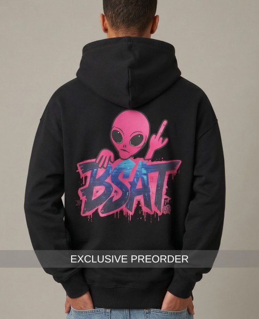 BSAT Aliens 4 Peace Baggy Hoodie...