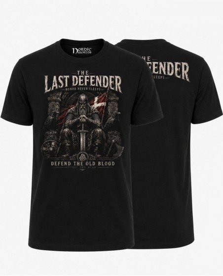 Nordic Worlds The Last Defender T-Shirt Black