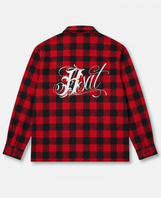 BSAT Studio Flannel Zip Shirt Grid...