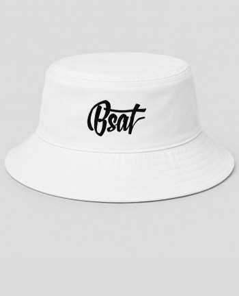 BSAT Bucket Hat White