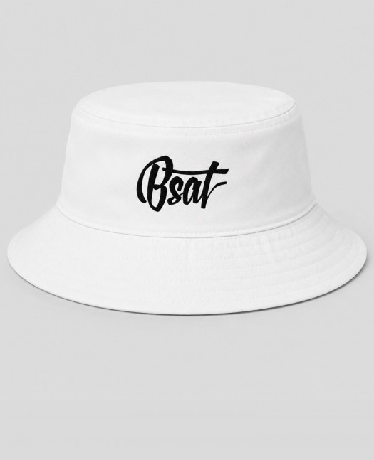BSAT Bucket Hat White