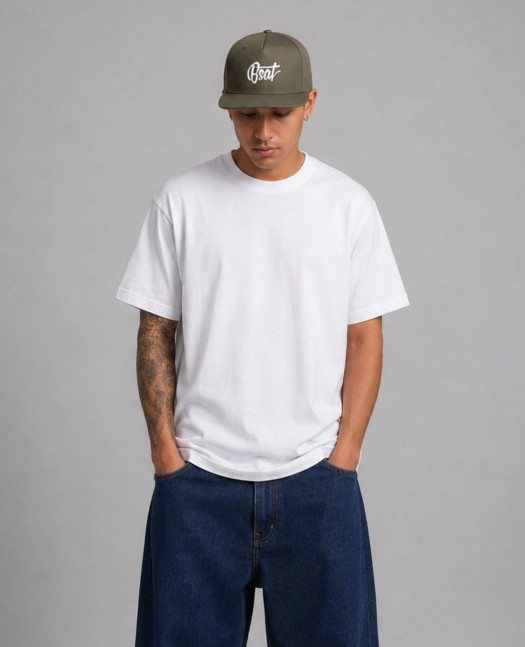 BSAT Logo Flat Brim Snapback Cap...