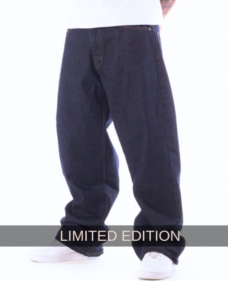 BSAT Still Smiling Limited Edition Baggy Jeans - Indigo Blue