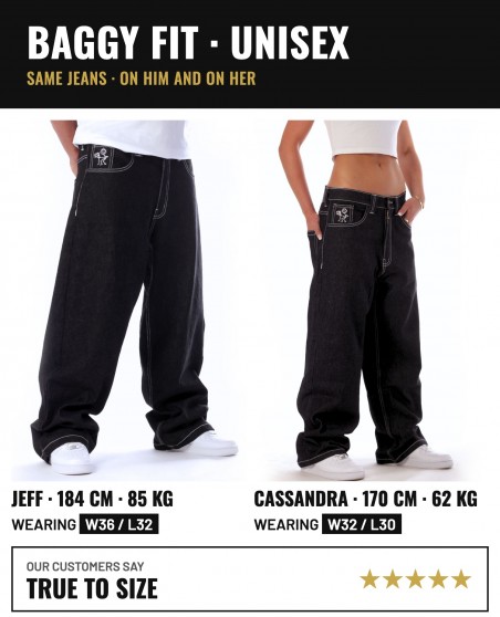 BSAT Stickman Jeans The F*ck Black Vol.2