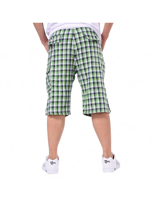 L.A. Checked Shorts Grön
