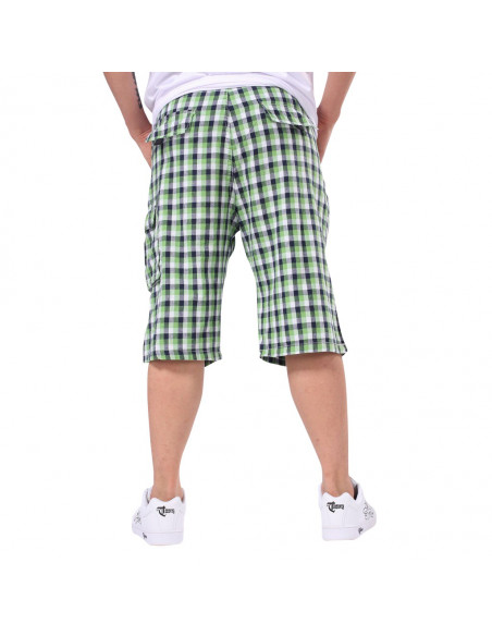 L.A. Checked Green Shorts
