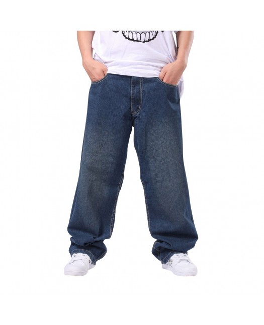 Front Street Plain Baggy Jeans