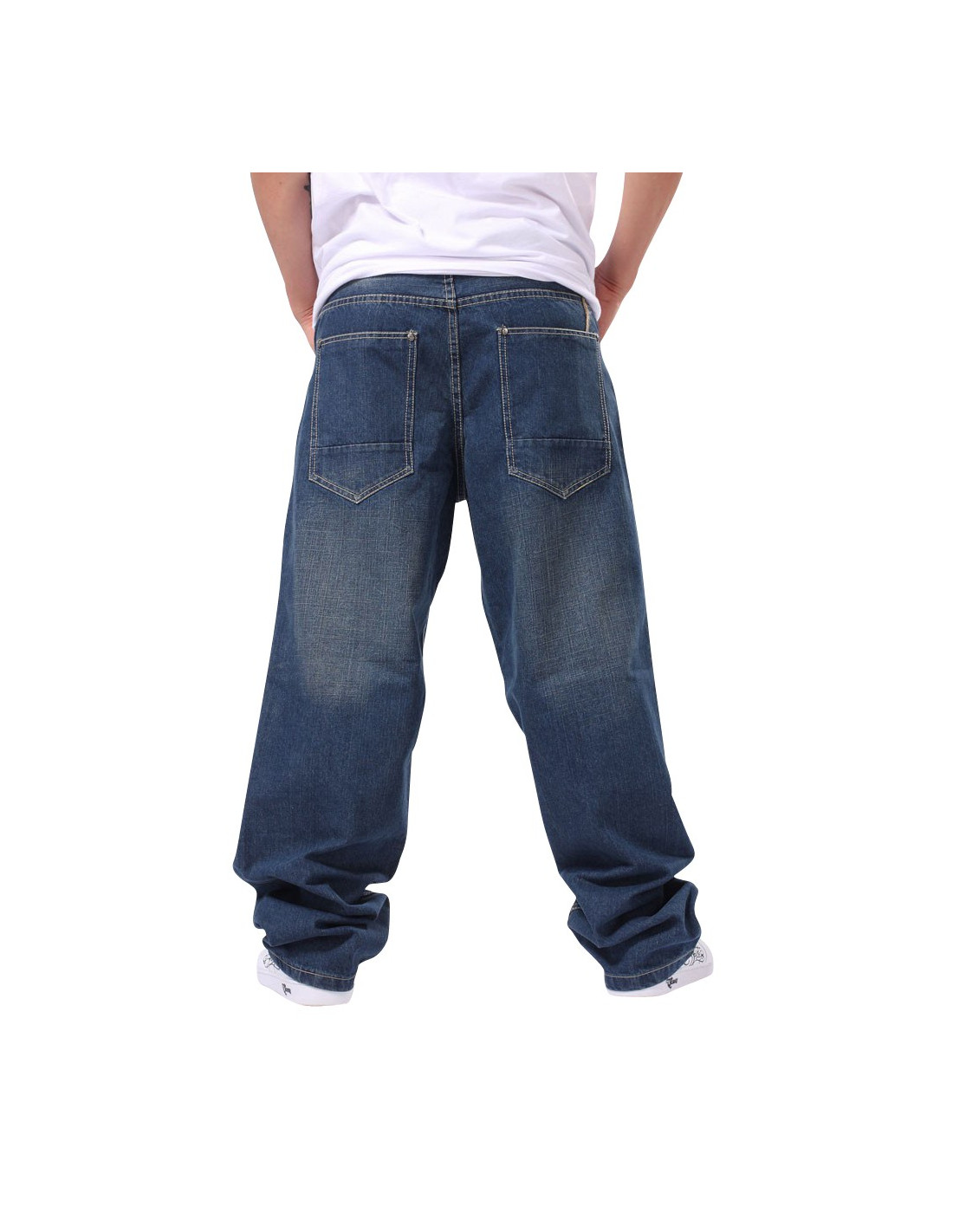 Front Street Plain Baggy Jeans