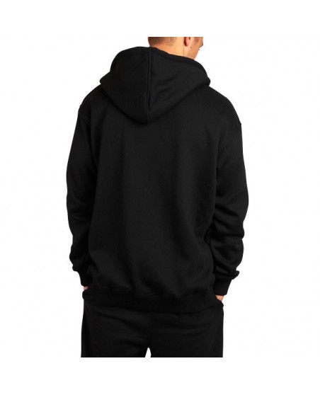 Townz Zip Musta Plain Huppari