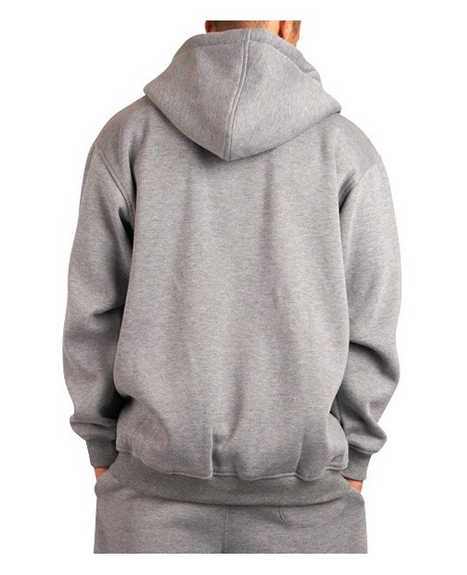 Townz Zip Harmaa Plain Huppari