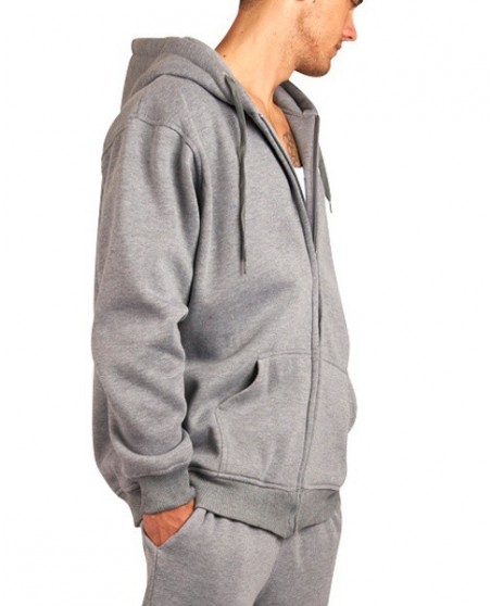 Townz Zip Harmaa Plain Huppari