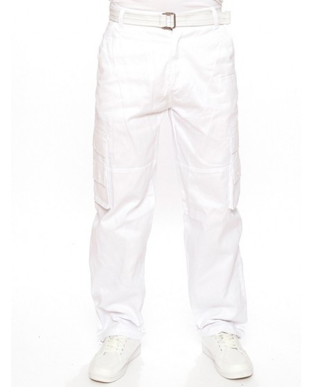 Access Premium Cargo Pants White