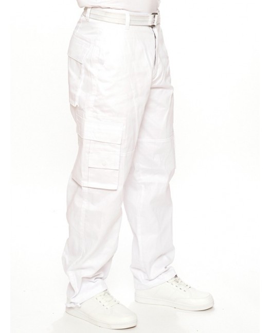 Access Premium Cargo Pants White